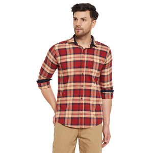 Duke Stardust Men Full Sleeve Cotton Shirt (SDO5CKOM)