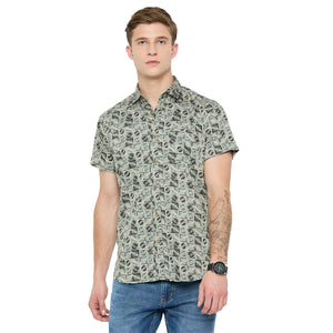 Duke Urban Men Half Sleeve Cotton Shirt (SDO4PRAA)