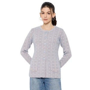 Duke Stardust Women Full Sleeve Front Open Sweater (SDS1285)