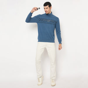 Duke Stardust Men Full Sleeve Turtle Neck Sweatshirt (LF6393)