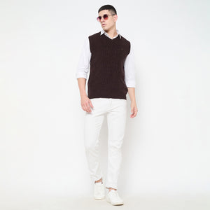 Duke Stardust Men Sleeveless V Neck Sweater (SDS2234)
