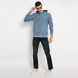 Duke Stardust Men Full Sleeve Hooded Reversible Sweatshirt (LF6441)