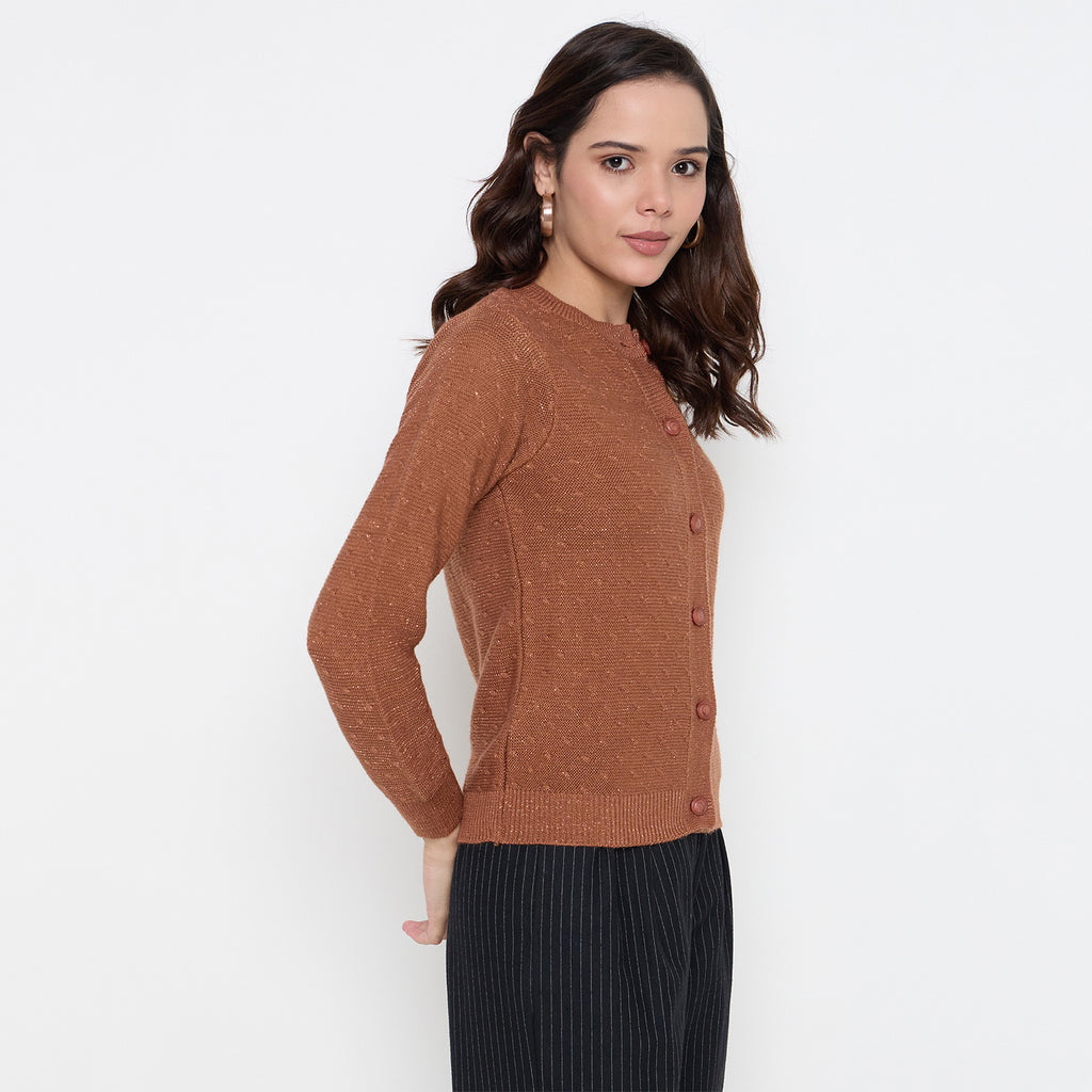 Duke Stardust Women Full Sleeve Front Open Sweater (SDS1324)