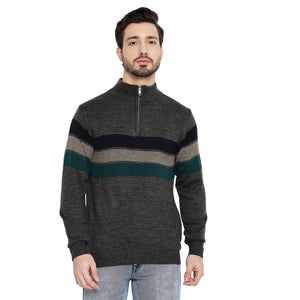 Duke Stardust Men Full Sleeve Half Zip Sweater (SDS2079)