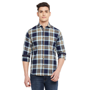 Duke Stardust Men Full Sleeve  Cotton Shirt (SDO5CKIB)