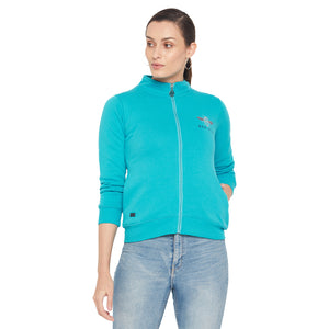 Duke Stardust Women Full Sleeve Zipper Sweatshirt (MLFX675)