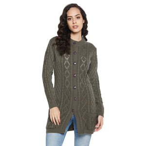 Duke Stardust Women Full sleeve Round Neck Cardigan (SDS1116)