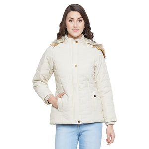 Duke Stardust Women Full Sleeve Quilted Jacket (SDZ6692)