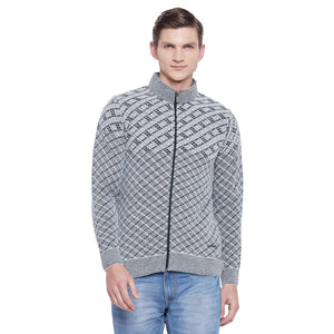 Duke Stardust Men Full Sleeve Zipper Sweater (SDS681)