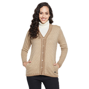 Duke Stardust Women Full sleeve V Neck Cardigan (SDS1089)