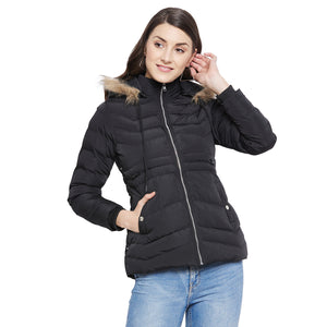 Duke Stardust Women Full Sleeve Puffer Jacket (SDZ6690)