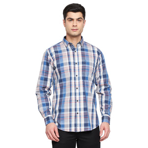 Duke Stardust Men Full Sleeve  Cotton Shirt (SDO5CKB)