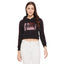 Duke Stardust Women Hooded Crop Sweatshirt (LFX762)