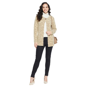 Duke Stardust Women Full sleeve Round Neck Cardigan (SDS1132)