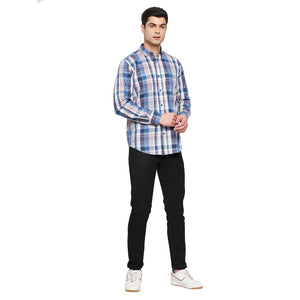 Duke Stardust Men Full Sleeve  Cotton Shirt (SDO5CKB)