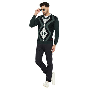 Duke Stardust Men Full Sleeve V Neck Sweater (SDS2057)