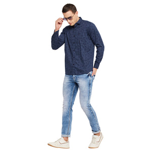 Duke Stardust Men Full Sleeve Cotton Shirt (SDO8PRTI)