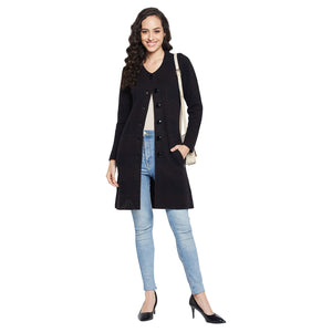 Duke Stardust Women Full sleeve Round Neck Cardigan (SDS1099)