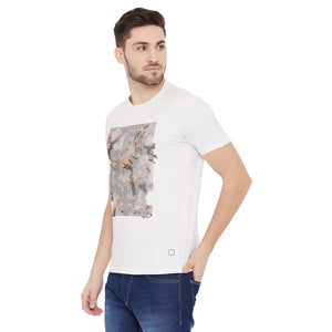 Duke Stardust Men Round Neck Printed T-Shirt(LF4873)