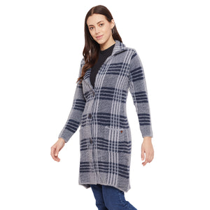 Duke Stardust Women Full Sleeve Long Cardigan (SDS9641)